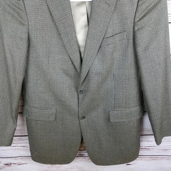 Brooks Brothers 42 XL Houndstooth Blazer Jacket - Picture 3 of 8